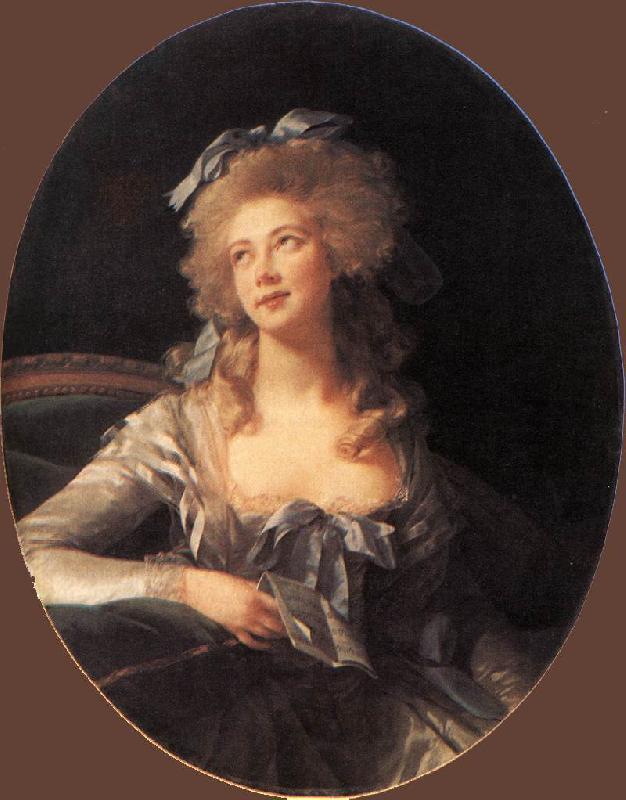 VIGEE-LEBRUN, Elisabeth Portrait of Madame Grand ER Sweden oil painting art